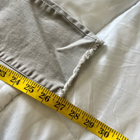 Lola Mid-rise Ankle Jean size 31/10. Washed Taupe/gray color. Julia MR - Picture 4 of 9